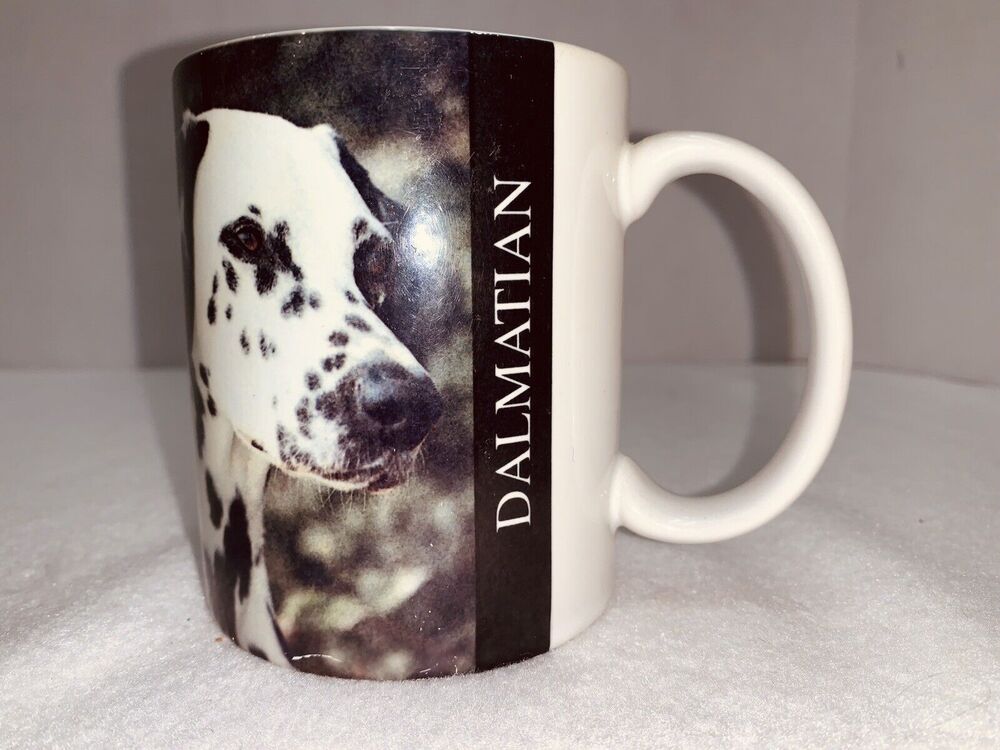 Dalmation Dog Breed Coffee Mug XPRES 1994 Photo Barbara Augello Breed History